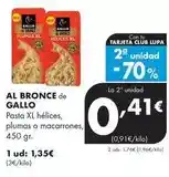 Supermercados Lupa Al bronde gallo - pasta xl helices plumas o macarrones oferta