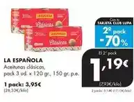 Supermercados Lupa La española - aceitunas clásicas oferta