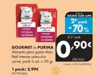 Supermercados Lupa Purina - gourmet alimento para gatos mon petit intense selección carne oferta
