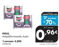Supermercados Lupa Polil - antipolillas lavanda, duplo oferta