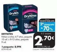 Supermercados Lupa Drynites - niñas o niños 4-7 años oferta