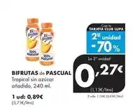 Supermercados Lupa Pascual - bifrutas tropical sin azúcar añadido oferta