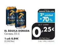Supermercados Lupa El águila dorada - cerveza oferta