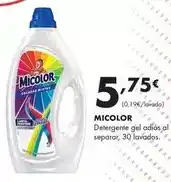 Supermercados Lupa Micolor - detergente gel adiós al separar oferta