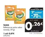 Supermercados Lupa Tang - refresco en polvo sabor naranja oferta