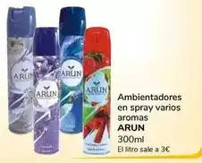 Supeco Arun - ambientadores en spray varios aromas oferta