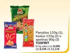 Supeco Tosfrit - panojitos, kaskys o apetinas oferta