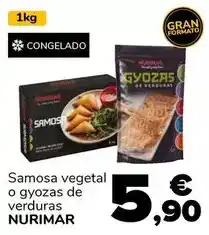 Supeco Nurimar - samosa vegetal o gyozas de verduras oferta