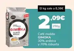 Supeco Gimoka - café molido 30% arábica y 70% robusta oferta