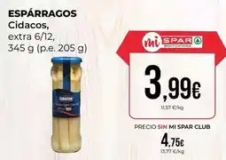 SPAR Gran Canaria Cidacos - esparragos oferta
