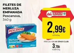 SPAR Gran Canaria Pescanova - filetes de merluza empanada oferta