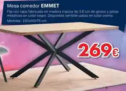 Tifón Hipermueble Mesa comedor emmet oferta