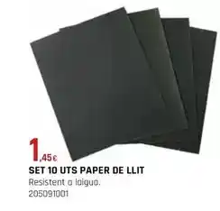 Fes Més Set 10 uts paper de llit oferta