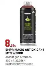 Fes Més Mtn - emprimacio antioxidant wepro oferta