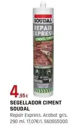 Fes Més Soudal - segellador ciment oferta