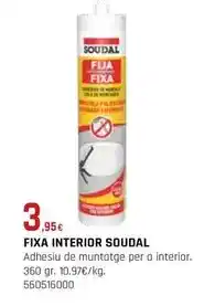 Fes Més Soudal - fixa interior oferta