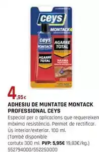 Fes Més Ceys - adhesivo de muntatge montack professional oferta