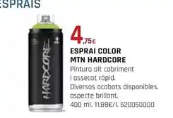 Fes Més Hardcore - esprai color mtn oferta