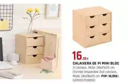 Fes Més Calaixera de pi mini bloc oferta