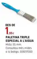 Fes Més Paletina triple especial a l'aigua oferta
