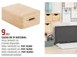 Fes Més Caixa de pi natural oferta