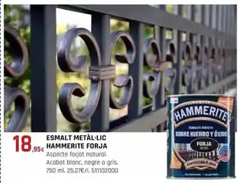 Fes Més Hammerite - esmalt metal-lic forja oferta