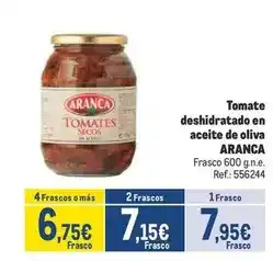 Makro Aranca - tomate deshidratado en aceite de oliva oferta