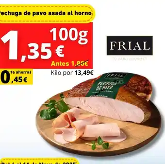Tu Trébol Hipermercados Frial - pechuga de pavo asada al horno oferta
