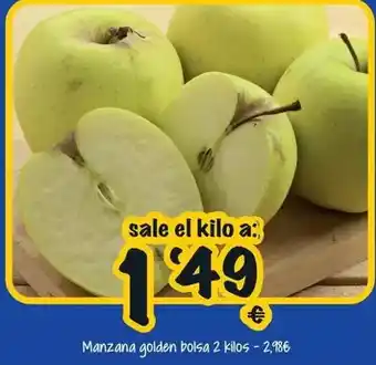 Cash Fresh Manzana golden bolsa 2 kilos oferta