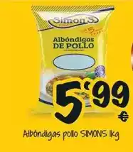 Cash Fresh Simon's - albondigas pollo oferta
