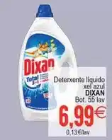 Plenus Supermercados Dixan - deterxente liquido xel azul oferta