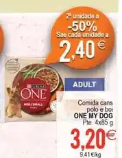 Plenus Supermercados Purina - comida cans polo e boi oferta