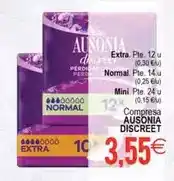Plenus Supermercados Ausonia - compresas oferta