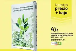 Leroy Merlin Ato - sustrato universal todo tipo de plantas 50 litros oferta