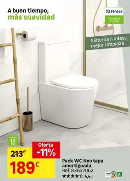 Leroy Merlin Sistema - pack wc neo tapa amortigudada oferta