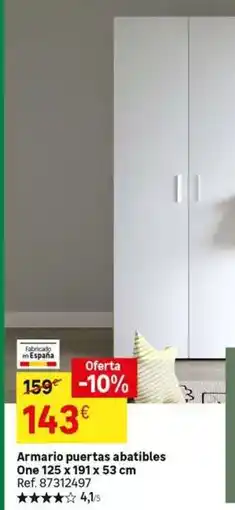 Leroy Merlin One - armario puertas abatibles oferta