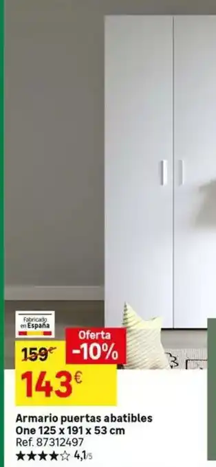 Leroy Merlin One - armario puertas abatibles oferta