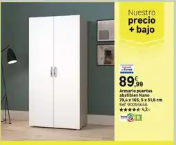 Leroy Merlin Home - armario puertas abatibles nano oferta