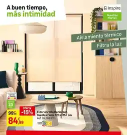 Leroy Merlin Home - estor enrollable screen oferta
