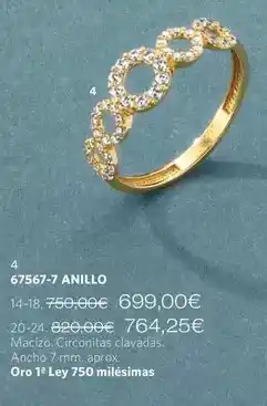 Cristian Lay 6757-7 anillo oferta