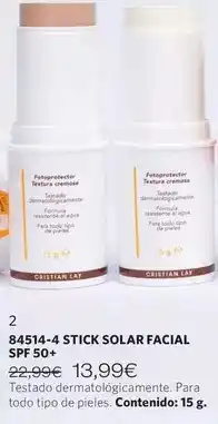 Cristian Lay Cristian lay - stick facial spf 50+ oferta
