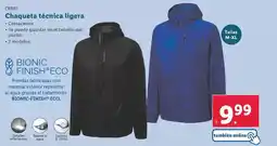 Lidl Crivit - chaqueta técnica ligera oferta
