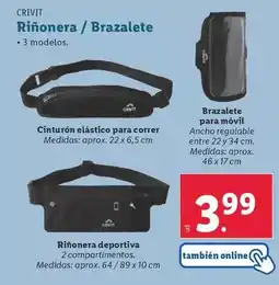 Lidl Crivit - riñonera/brazalete oferta