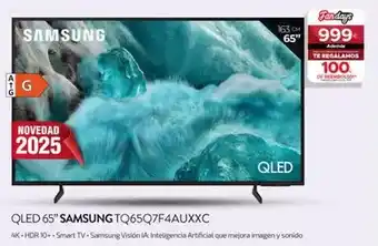 Tien 21 Samsung - qled 65” tq65q7f4auxxc oferta