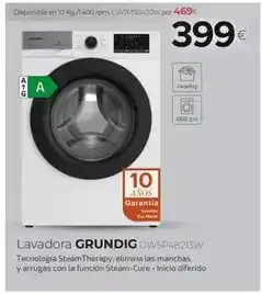 Tien 21 Grundig - lavadora gwsp48213w oferta