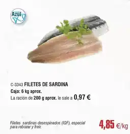 Abordo Filetes de sardina oferta