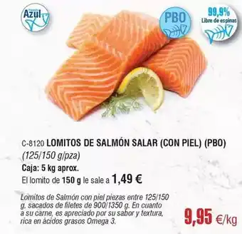 Abordo Omega - lomitos de salmon oferta