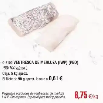 Abordo Ventresca de merluza oferta