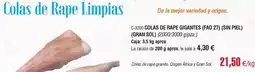Abordo Origen - colas de rape oferta