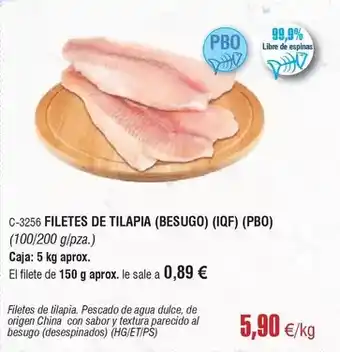 Abordo Origen - filetes de tilapia oferta